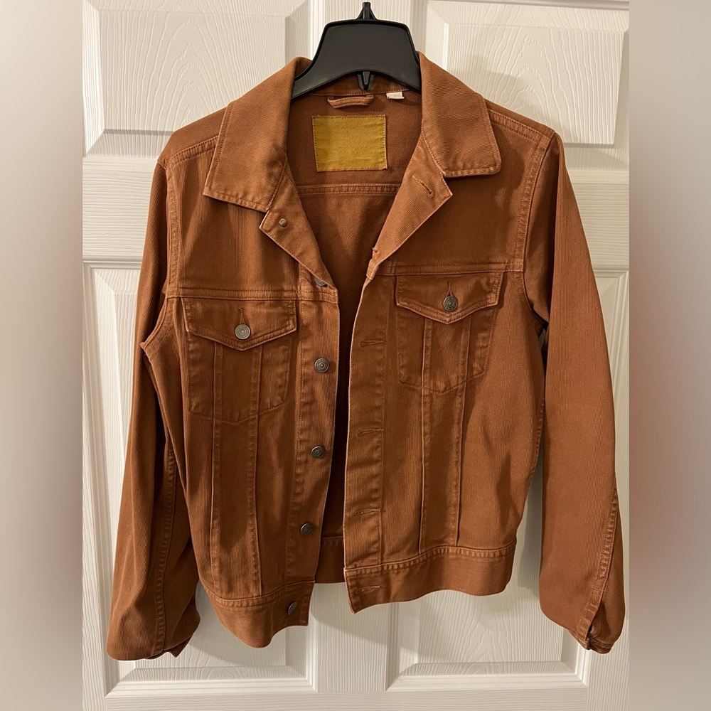 Denim Button Jacket - Picture 2 of 6